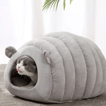 Load image into Gallery viewer, Japanese Style Cat Bed House Cat Thermal Bed Cat Sleeping Bag Deep Sleep Winter Doghouse Cats Nest Cave
