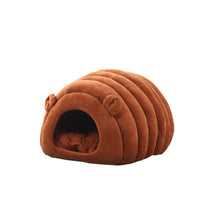 Load image into Gallery viewer, Japanese Style Cat Bed House Cat Thermal Bed Cat Sleeping Bag Deep Sleep Winter Doghouse Cats Nest Cave

