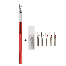 Load image into Gallery viewer, 1set Seam Ripper with 5pcs Replacement Head Sewing Stitch Thread Remover Embroidery Thread Remove Tool DIY Sewing Tools
