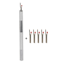 Load image into Gallery viewer, 1set Seam Ripper with 5pcs Replacement Head Sewing Stitch Thread Remover Embroidery Thread Remove Tool DIY Sewing Tools
