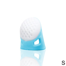 Load image into Gallery viewer, Silicone Thimble Finger Protector Sewing Needlework Craft Embroidery Anti-slip Ring Finger Cover DIY Sewing Accessories
