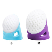 Load image into Gallery viewer, Silicone Thimble Finger Protector Sewing Needlework Craft Embroidery Anti-slip Ring Finger Cover DIY Sewing Accessories
