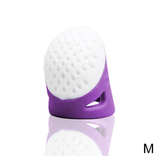 Load image into Gallery viewer, Silicone Thimble Finger Protector Sewing Needlework Craft Embroidery Anti-slip Ring Finger Cover DIY Sewing Accessories
