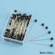 Load image into Gallery viewer, 100Pcs Round Head Sewing Pins Ball Head Positioning Pins DIY Handmade Clothing Marking Needles Dressmaking Jewelry Deco Sewing Accessories
