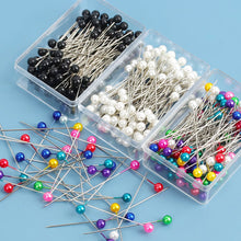 Load image into Gallery viewer, 100Pcs Round Head Sewing Pins Ball Head Positioning Pins DIY Handmade Clothing Marking Needles Dressmaking Jewelry Deco Sewing Accessories
