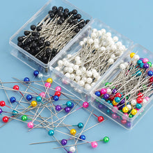 Load image into Gallery viewer, 100Pcs Round Head Sewing Pins Ball Head Positioning Pins DIY Handmade Clothing Marking Needles Dressmaking Jewelry Deco Sewing Accessories
