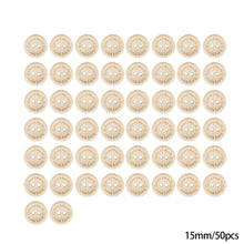 Load image into Gallery viewer, 50pcs 15mm/20mm/25mm Wooden Buttons Heart Printing Sewing Buttons Knitting Sweater Buttons Kids Clothes Decor Replacement Buttons Sewing Accessories
