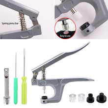 Load image into Gallery viewer, Sanp Button Plier for T3 T5 T8 Snap Buttons Presser Tools Kit Snaps Buckle Installation Hand Tools DIY Sewing Tools
