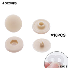Load image into Gallery viewer, 10sets Hand Press Type Round Snaps Buttons Tools Free T5 Button Fastener Snap Clothes Accessories DIY Crafts Sewing Accessories
