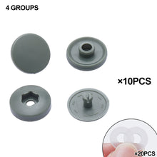 Load image into Gallery viewer, 10sets Hand Press Type Round Snaps Buttons Tools Free T5 Button Fastener Snap Clothes Accessories DIY Crafts Sewing Accessories
