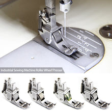 Load image into Gallery viewer, Universal Industrial Sewing Machine Accessories Leather Roller Wheel Presser Foot Flat Car Thick Fabric Clothing Replacement Presser

