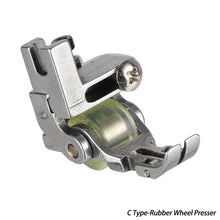 Load image into Gallery viewer, Universal Industrial Sewing Machine Accessories Leather Roller Wheel Presser Foot Flat Car Thick Fabric Clothing Replacement Presser
