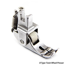 Load image into Gallery viewer, Universal Industrial Sewing Machine Accessories Leather Roller Wheel Presser Foot Flat Car Thick Fabric Clothing Replacement Presser
