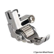 Load image into Gallery viewer, Universal Industrial Sewing Machine Accessories Leather Roller Wheel Presser Foot Flat Car Thick Fabric Clothing Replacement Presser
