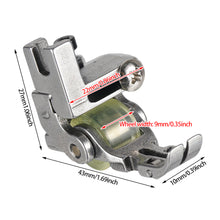 Load image into Gallery viewer, Universal Industrial Sewing Machine Accessories Leather Roller Wheel Presser Foot Flat Car Thick Fabric Clothing Replacement Presser
