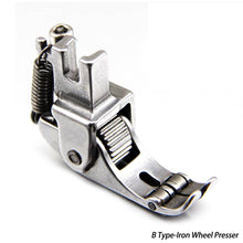 Load image into Gallery viewer, Universal Industrial Sewing Machine Accessories Leather Roller Wheel Presser Foot Flat Car Thick Fabric Clothing Replacement Presser
