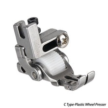 Load image into Gallery viewer, Universal Industrial Sewing Machine Accessories Leather Roller Wheel Presser Foot Flat Car Thick Fabric Clothing Replacement Presser
