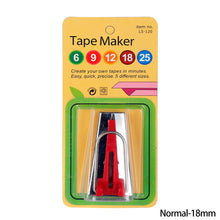 Load image into Gallery viewer, Splicing Cloth Fabric Bias Tape Maker Binding Tool Quilting Sewing 6mm 12mm 18mm 25mm Craft DIY Patchwork Edging Device
