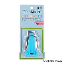 Load image into Gallery viewer, Splicing Cloth Fabric Bias Tape Maker Binding Tool Quilting Sewing 6mm 12mm 18mm 25mm Craft DIY Patchwork Edging Device
