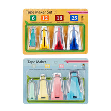 Load image into Gallery viewer, Splicing Cloth Fabric Bias Tape Maker Binding Tool Quilting Sewing 6mm 12mm 18mm 25mm Craft DIY Patchwork Edging Device
