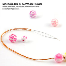 Load image into Gallery viewer, 6pcs/Tube Big Eye Beading Needle DIY Bead Bracelet Needle Jewelry Making Easy Thread Sewing Needles
