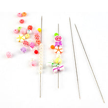 Load image into Gallery viewer, 6pcs/Tube Big Eye Beading Needle DIY Bead Bracelet Needle Jewelry Making Easy Thread Sewing Needles
