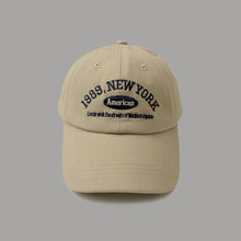 Load image into Gallery viewer, Retro Letter Embroidered Baseball Cap Autumn Winter Fashionable Versatile Cap Casual Adjustable Outdoor Cap
