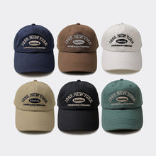 Load image into Gallery viewer, Retro Letter Embroidered Baseball Cap Autumn Winter Fashionable Versatile Cap Casual Adjustable Outdoor Cap
