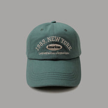 Load image into Gallery viewer, Retro Letter Embroidered Baseball Cap Autumn Winter Fashionable Versatile Cap Casual Adjustable Outdoor Cap
