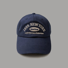Load image into Gallery viewer, Retro Letter Embroidered Baseball Cap Autumn Winter Fashionable Versatile Cap Casual Adjustable Outdoor Cap
