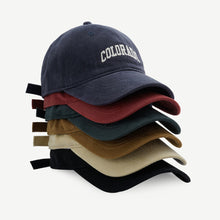 Load image into Gallery viewer, Women Men Fashionable Letter Embroidered Baseball Cap Autumn Winter Versatile Cap Casual Adjustable Outdoor Cap
