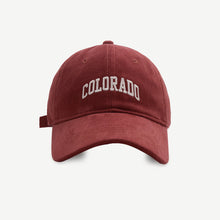Load image into Gallery viewer, Women Men Fashionable Letter Embroidered Baseball Cap Autumn Winter Versatile Cap Casual Adjustable Outdoor Cap
