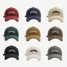 Load image into Gallery viewer, Women Men Fashionable Letter Embroidered Baseball Cap Autumn Winter Versatile Cap Casual Adjustable Outdoor Cap
