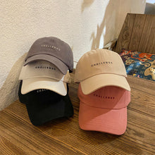 Load image into Gallery viewer, Autumn Winter Versatile Letter Embroidered Baseball Cap Adjustable Casual Breathable Outdoor Cap for Women Men
