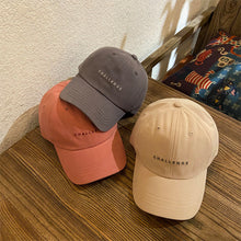 Load image into Gallery viewer, Autumn Winter Versatile Letter Embroidered Baseball Cap Adjustable Casual Breathable Outdoor Cap for Women Men
