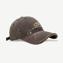 Load image into Gallery viewer, Women Men Worn-out Denim Baseball Cap Fashionable Personalized Adjustable Letter Embroidered Casual Outdoor Cap

