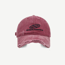 Load image into Gallery viewer, Women Men Worn-out Denim Baseball Cap Fashionable Personalized Adjustable Letter Embroidered Casual Outdoor Cap
