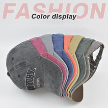 Load image into Gallery viewer, Autumn Winter Three-dimensional Letter Embroidered Cotton Baseball Cap Fashionable Adjustable Casual Outdoor Cap
