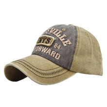 Load image into Gallery viewer, Three-dimensional Letter Embroidered Cotton Baseball Cap Color Blocking Adjustable Comfortable Casual Outdoor Cap
