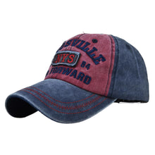 Load image into Gallery viewer, Three-dimensional Letter Embroidered Cotton Baseball Cap Color Blocking Adjustable Comfortable Casual Outdoor Cap
