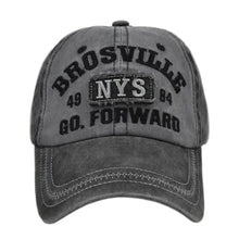 Load image into Gallery viewer, Three-dimensional Letter Embroidered Cotton Baseball Cap Color Blocking Adjustable Comfortable Casual Outdoor Cap

