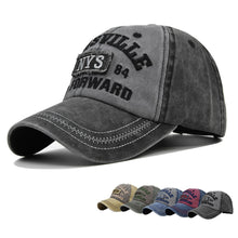 Load image into Gallery viewer, Three-dimensional Letter Embroidered Cotton Baseball Cap Color Blocking Adjustable Comfortable Casual Outdoor Cap

