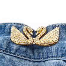 Load image into Gallery viewer, Sewing Free Button Adjustable Tightening Waist Clip Vintage Metal Cheongsam Fasten Buckle Skirt Pants DIY Clothing Accessories
