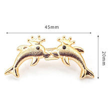 Load image into Gallery viewer, Sewing Free Button Adjustable Tightening Waist Clip Vintage Metal Cheongsam Fasten Buckle Skirt Pants DIY Clothing Accessories
