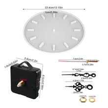 Load image into Gallery viewer, Clock Silicone Mold Handmade Crafts Round Clock Epoxy Resin Molds DIY Wall Hanging Clock Jewelry Making Tools Supplies

