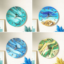 Load image into Gallery viewer, Clock Silicone Mold Handmade Crafts Round Clock Epoxy Resin Molds DIY Wall Hanging Clock Jewelry Making Tools Supplies
