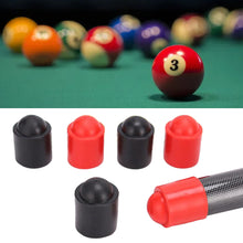 Load image into Gallery viewer, 5PCS/10PCS Billiard Cue Bottom Protective Cover Club Rubber Tail Absorber Anti-Collision Anti-Wear Billiard Accessories
