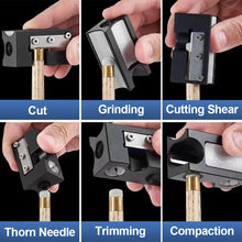 Load image into Gallery viewer, Billiard Cue Multi-Functional Leather Head Repair Tool Head Cleaning Polishing Needling Tool Sharpener Shape 8-In-1 Billiard Equipment
