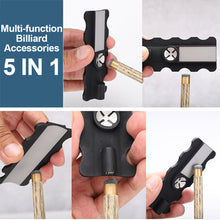 Load image into Gallery viewer, 5 In 1 Multi-Function Billiard Cue Leather Head Repair Tool Polish Trimming Detection Needling Cue Maintenance Supplies Billiard Accessories
