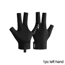 Load image into Gallery viewer, 1pc professional billiard gloves three-finger thin breathable high-grade non-slip snooker gloves
